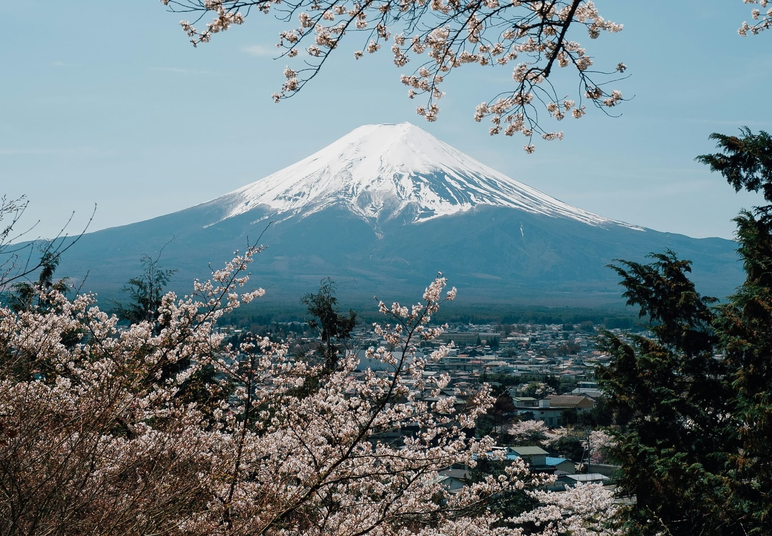 富士山の風景